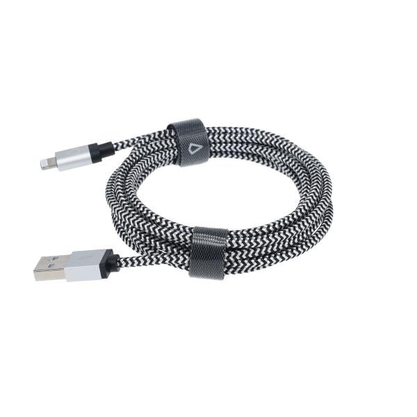 7 Ft. Braided Cable (USB-A to Lightning Cable)