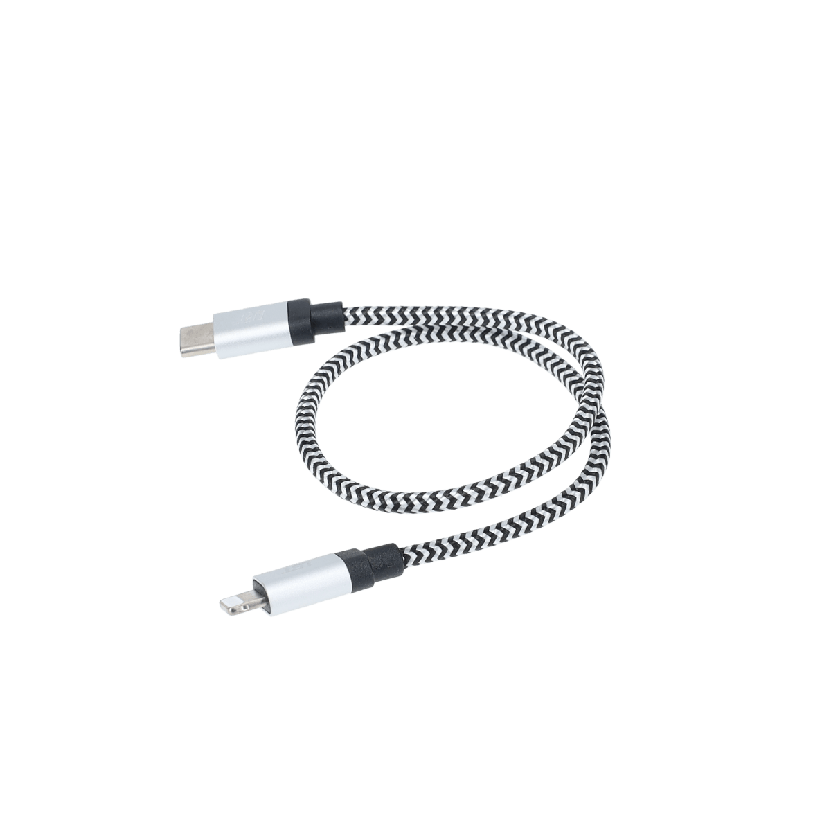 1 ft Braided Cable (USB-C to Lightning Cable)