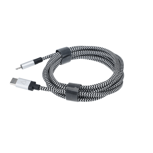 7 Ft. Braided Cable (USB-C to Lightning Cable)