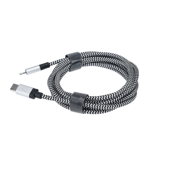 7 Ft. Braided Cable (USB-C to Lightning Cable)