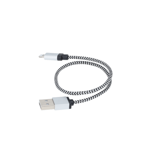 1 ft Braided Cable (USB-A to Lightning Cable)