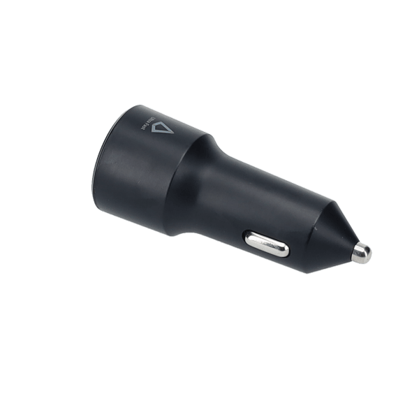 20W Dual Port Car Charger with 4ft Cable (USB-C to C)