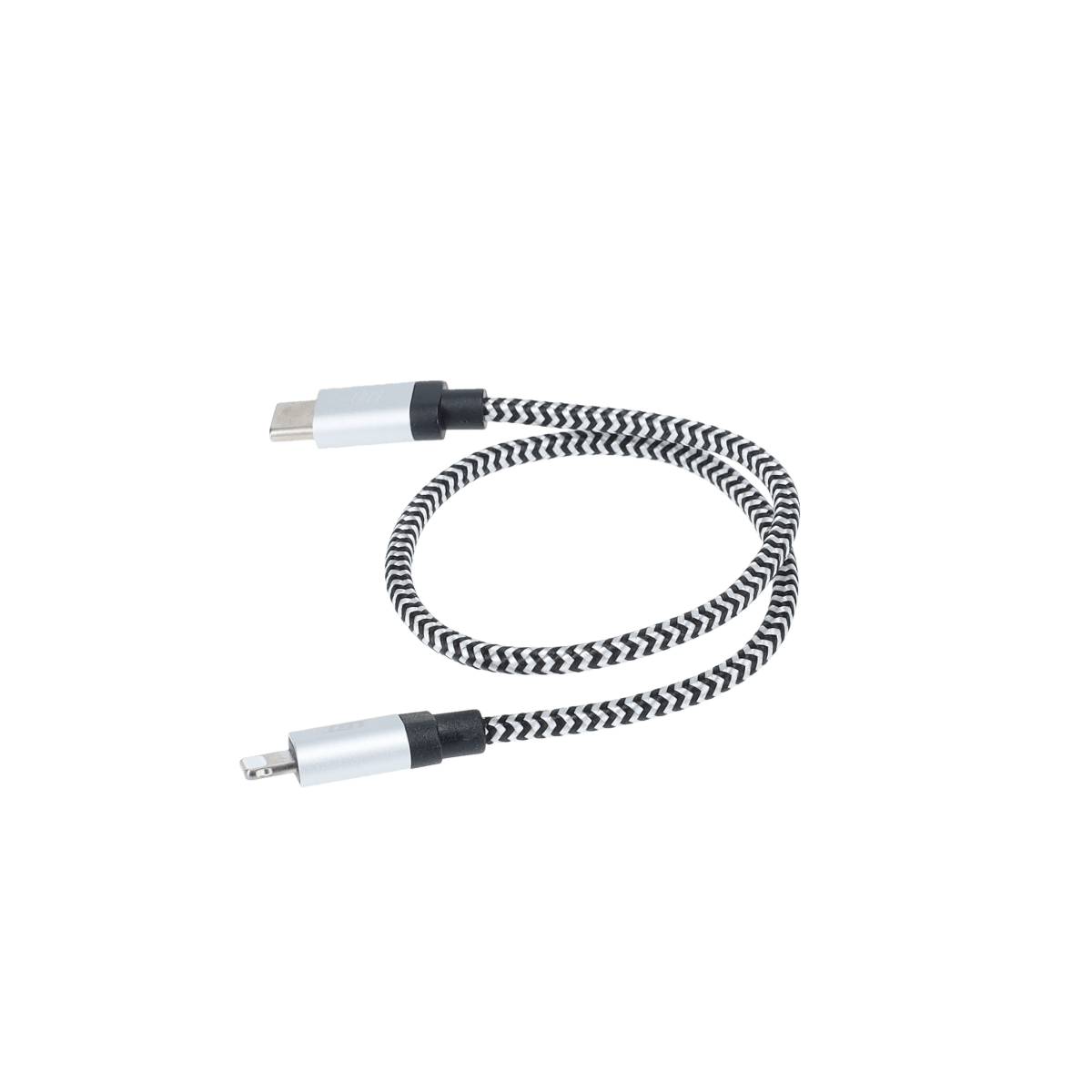 1 ft Braided Cable (USB-C to Lightning Cable)