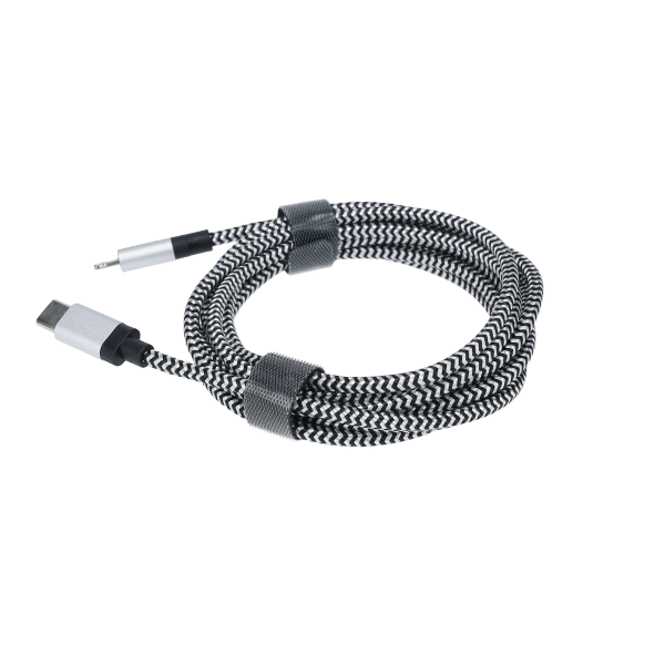 7 Ft. Braided Cable (USB-C to Lightning Cable)