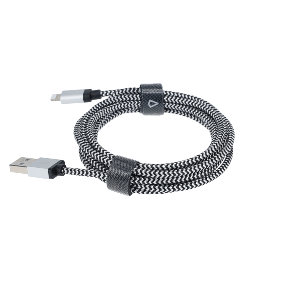 7 Ft. Braided Cable (USB-A to Lightning Cable)