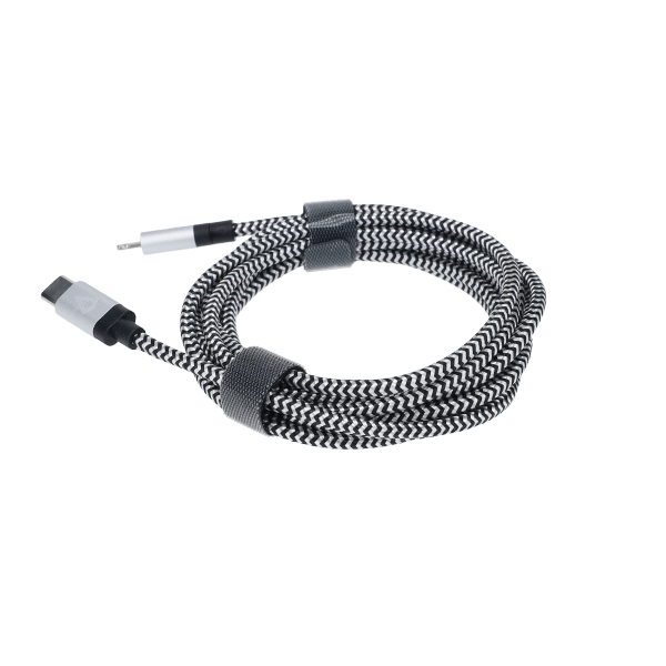 7 Ft. Braided Cable (USB-C to Lightning Cable)