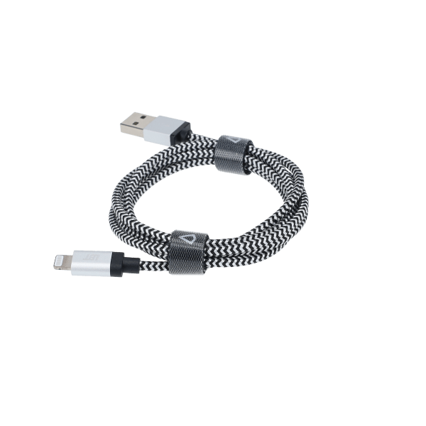 4 Ft. Braided Cable (USB-A to Lightning Cable)