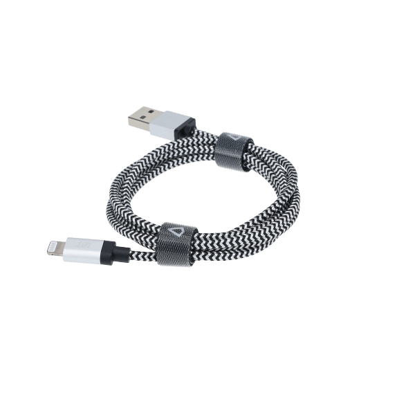 4 Ft. Braided Cable (USB-A to Lightning Cable)
