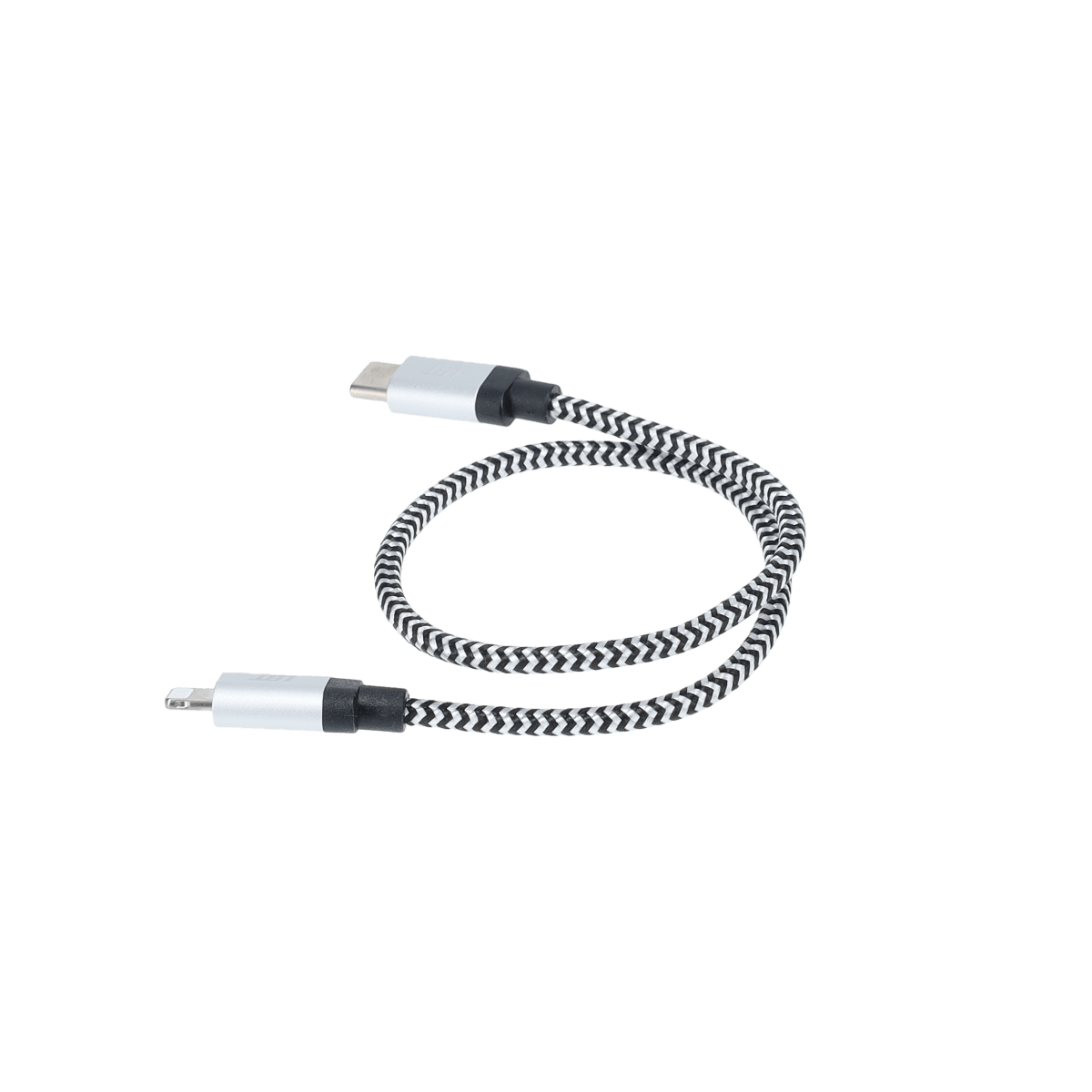 1 ft Braided Cable (USB-C to Lightning Cable)