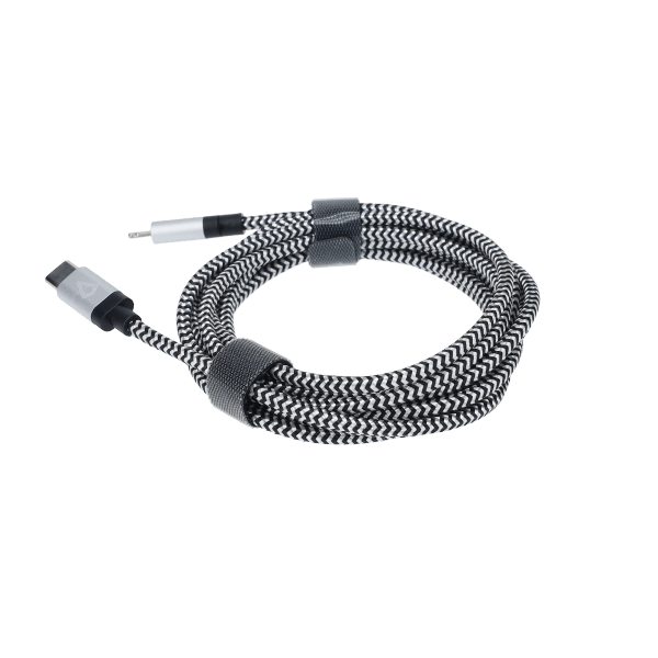 7 Ft. Braided Cable (USB-C to Lightning Cable)