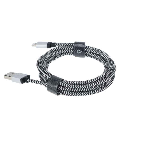 7 Ft. Braided Cable (USB-A to Lightning Cable)