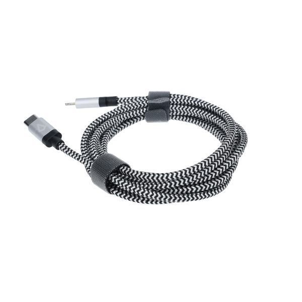 7 Ft. Braided Cable (USB-C to Lightning Cable)