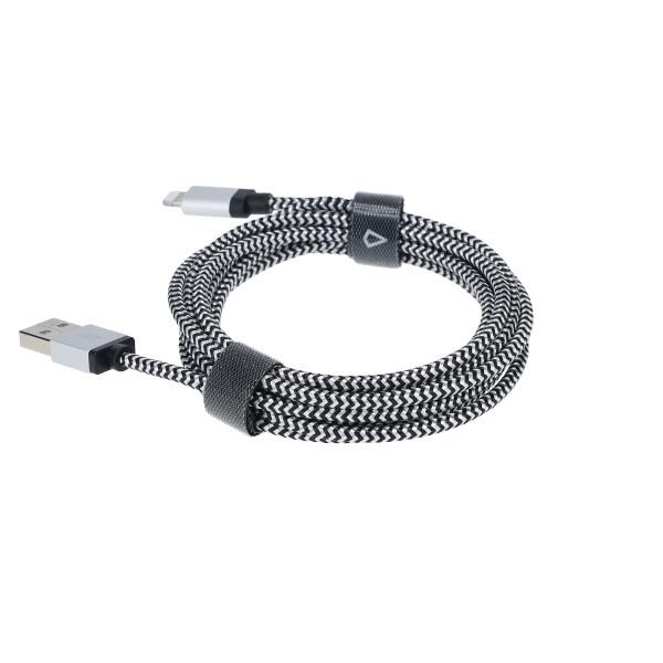 7 Ft. Braided Cable (USB-A to Lightning Cable)