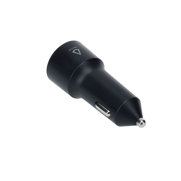 20W Dual Port Car Charger with 4ft Cable (USB-C to C)
