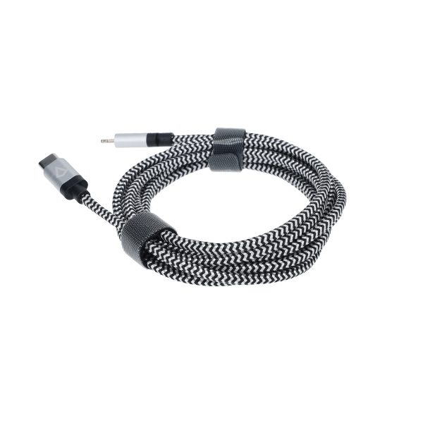 7 Ft. Braided Cable (USB-C to Lightning Cable)