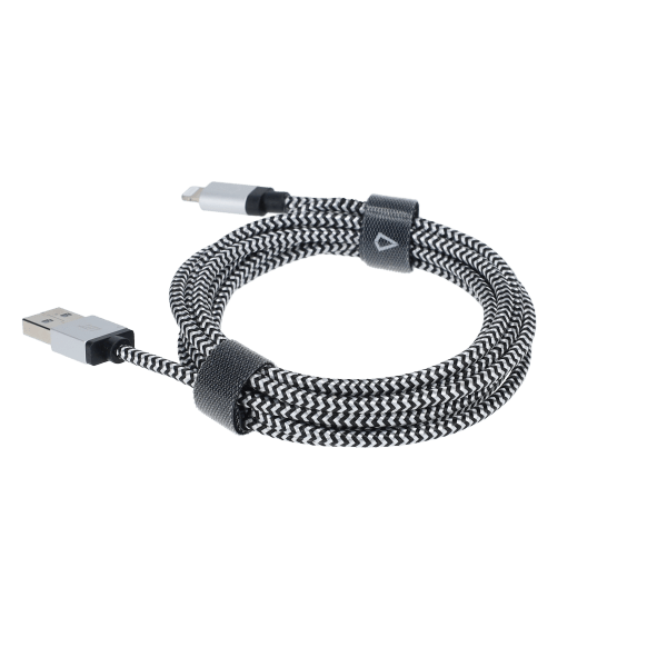 7 Ft. Braided Cable (USB-A to Lightning Cable)