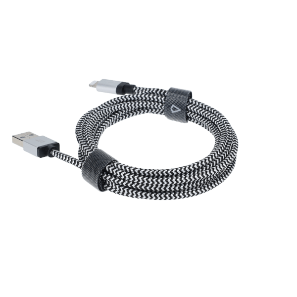 7 Ft. Braided Cable (USB-A to Lightning Cable)