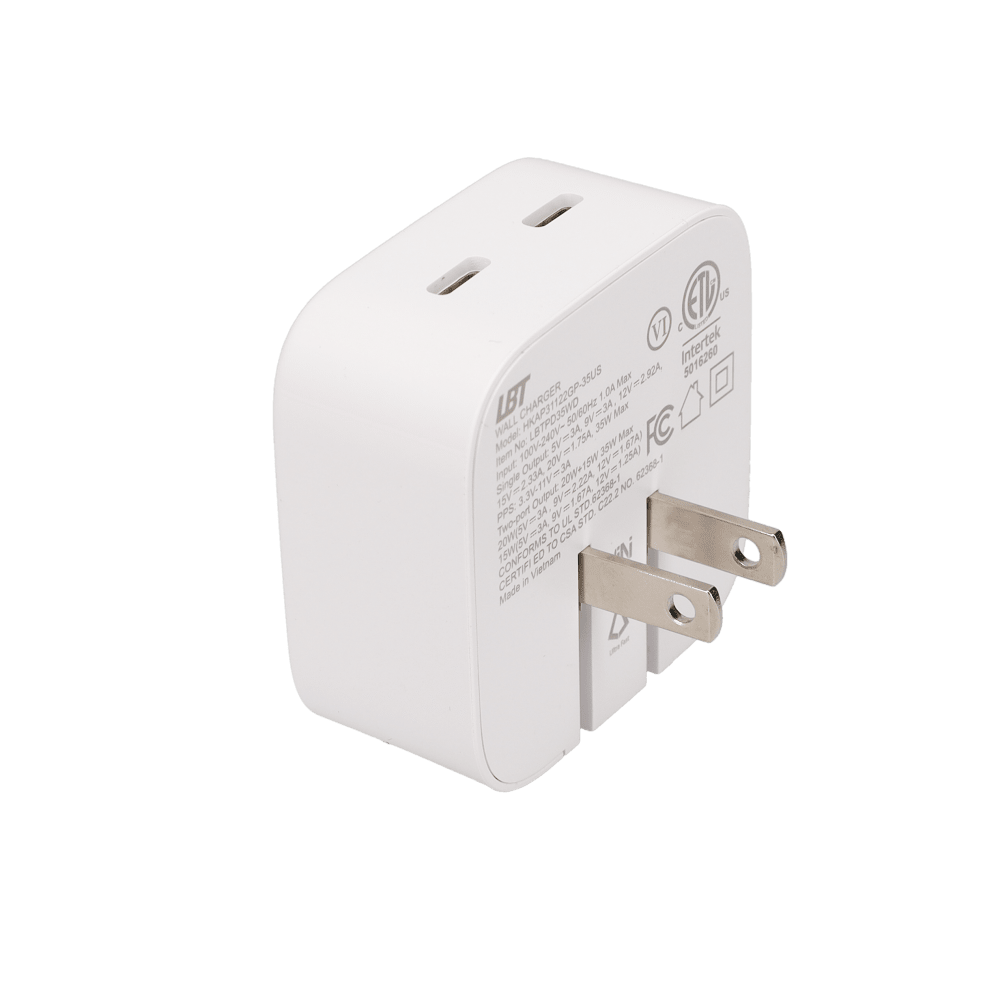 35W Dual-Port GaN PD Wall Charger (MiNi)