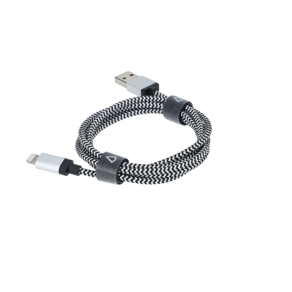 4 Ft. Braided Cable (USB-A to Lightning Cable)