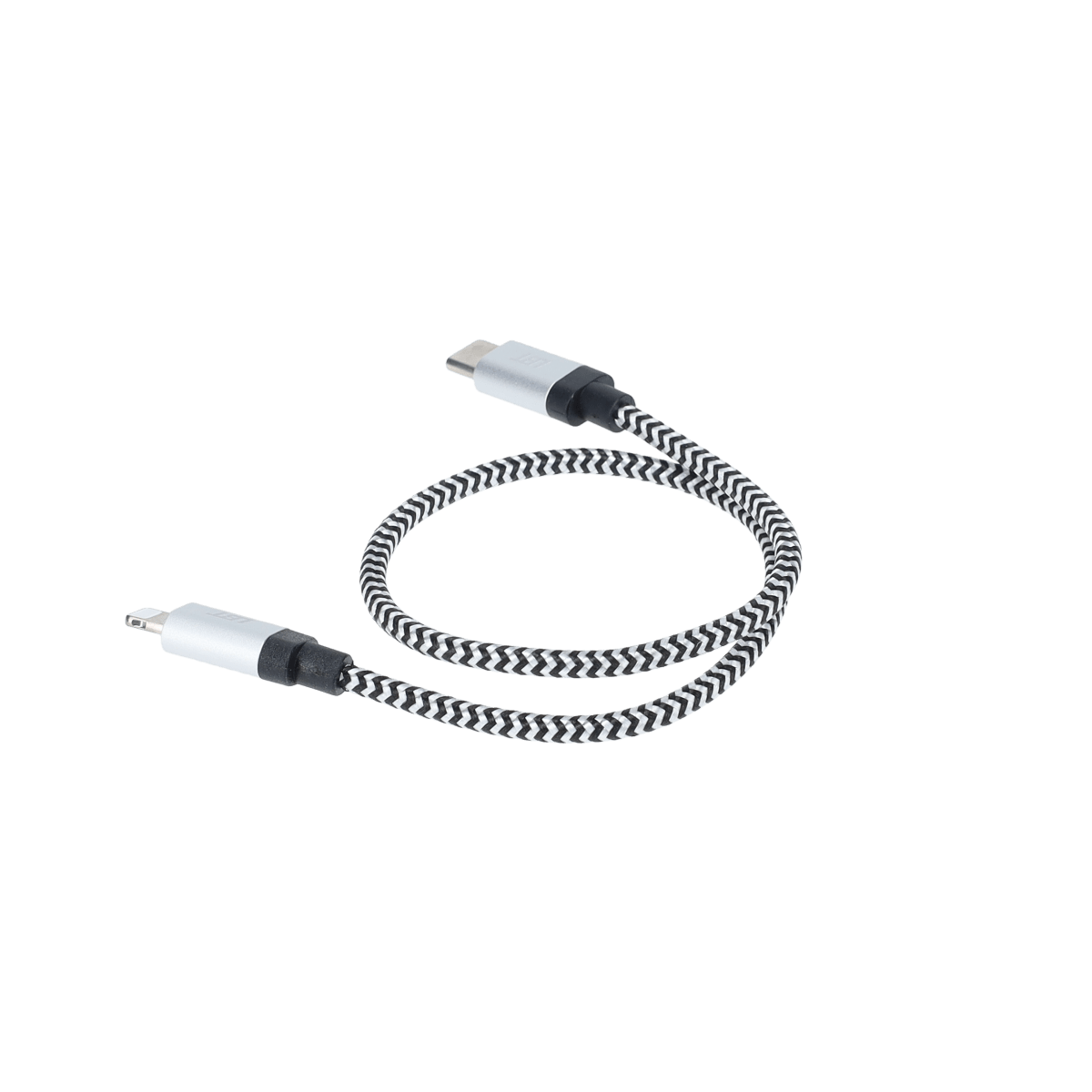 1 ft Braided Cable (USB-C to Lightning Cable)