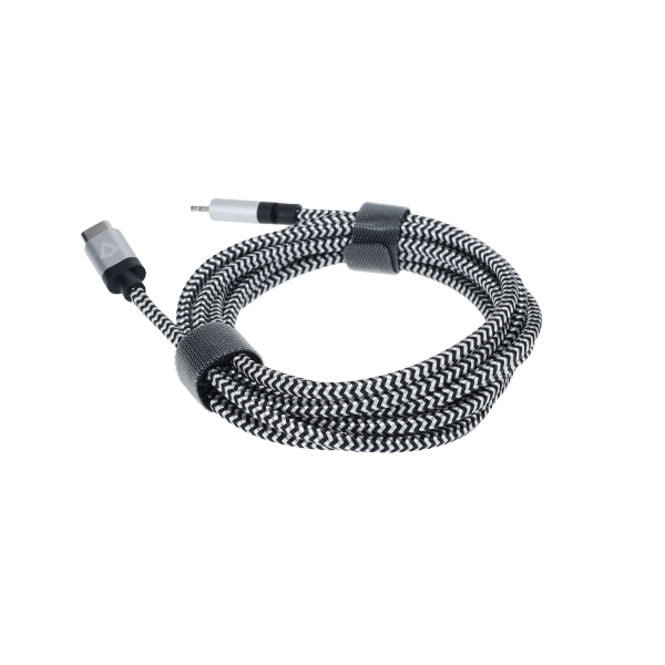 7 Ft. Braided Cable (USB-C to Lightning Cable)