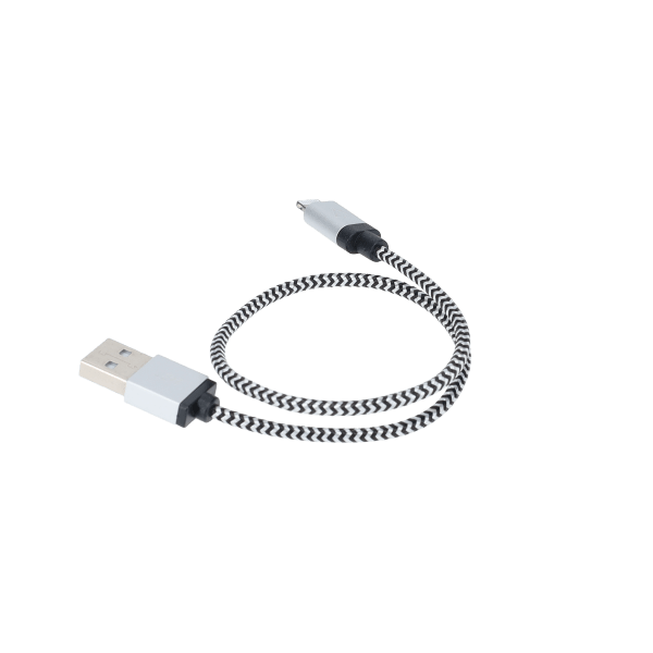1 ft Braided Cable (USB-A to Lightning Cable)