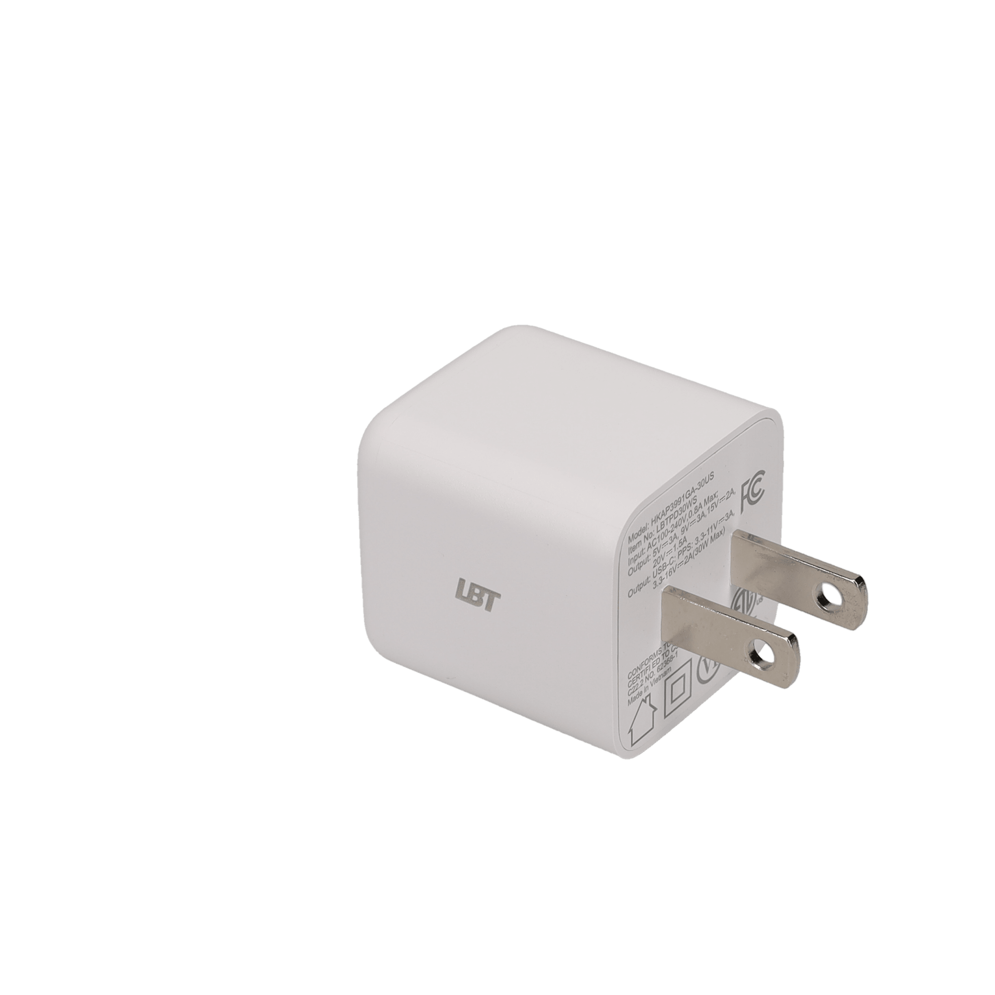 30W GaN PD Mini Wall Charger (GRS)