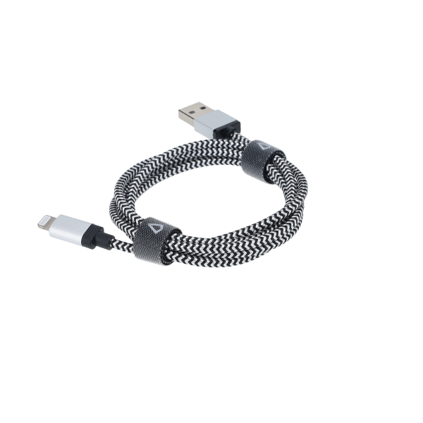 4 Ft. Braided Cable (USB-A to Lightning Cable)