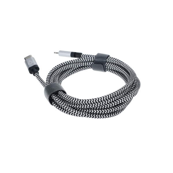 7 Ft. Braided Cable (USB-C to Lightning Cable)