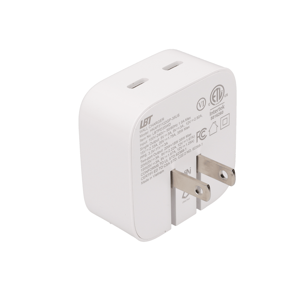 35W Dual-Port GaN PD Wall Charger (MiNi)