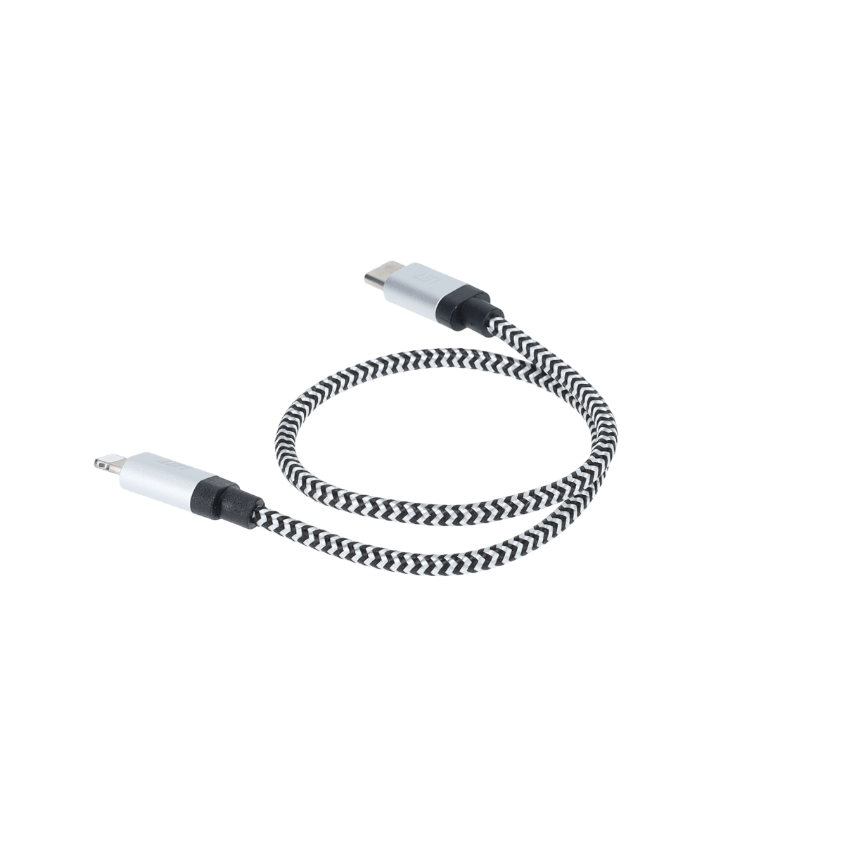 1 ft Braided Cable (USB-C to Lightning Cable)