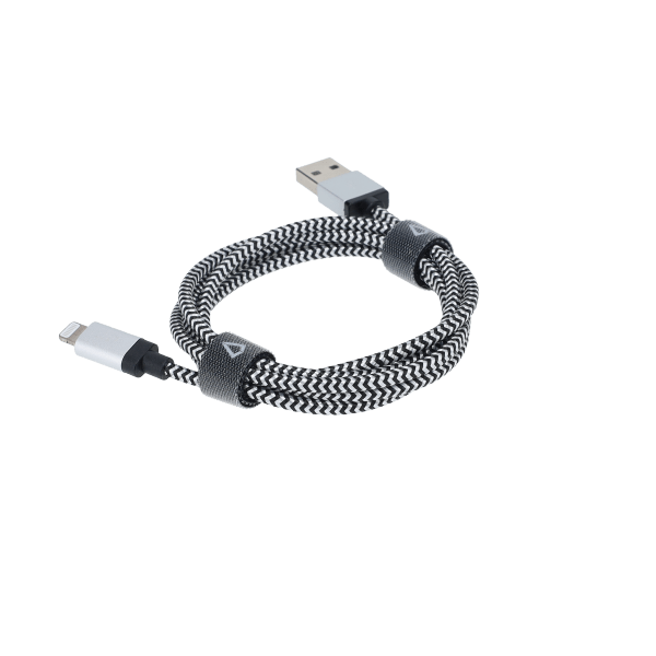 4 Ft. Braided Cable (USB-A to Lightning Cable)