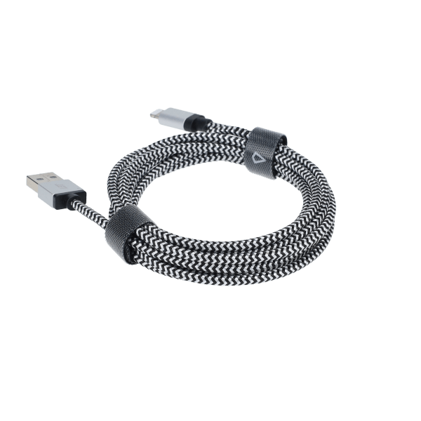 7 Ft. Braided Cable (USB-A to Lightning Cable)