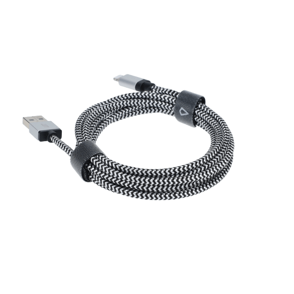 7 Ft. Braided Cable (USB-A to Lightning Cable)