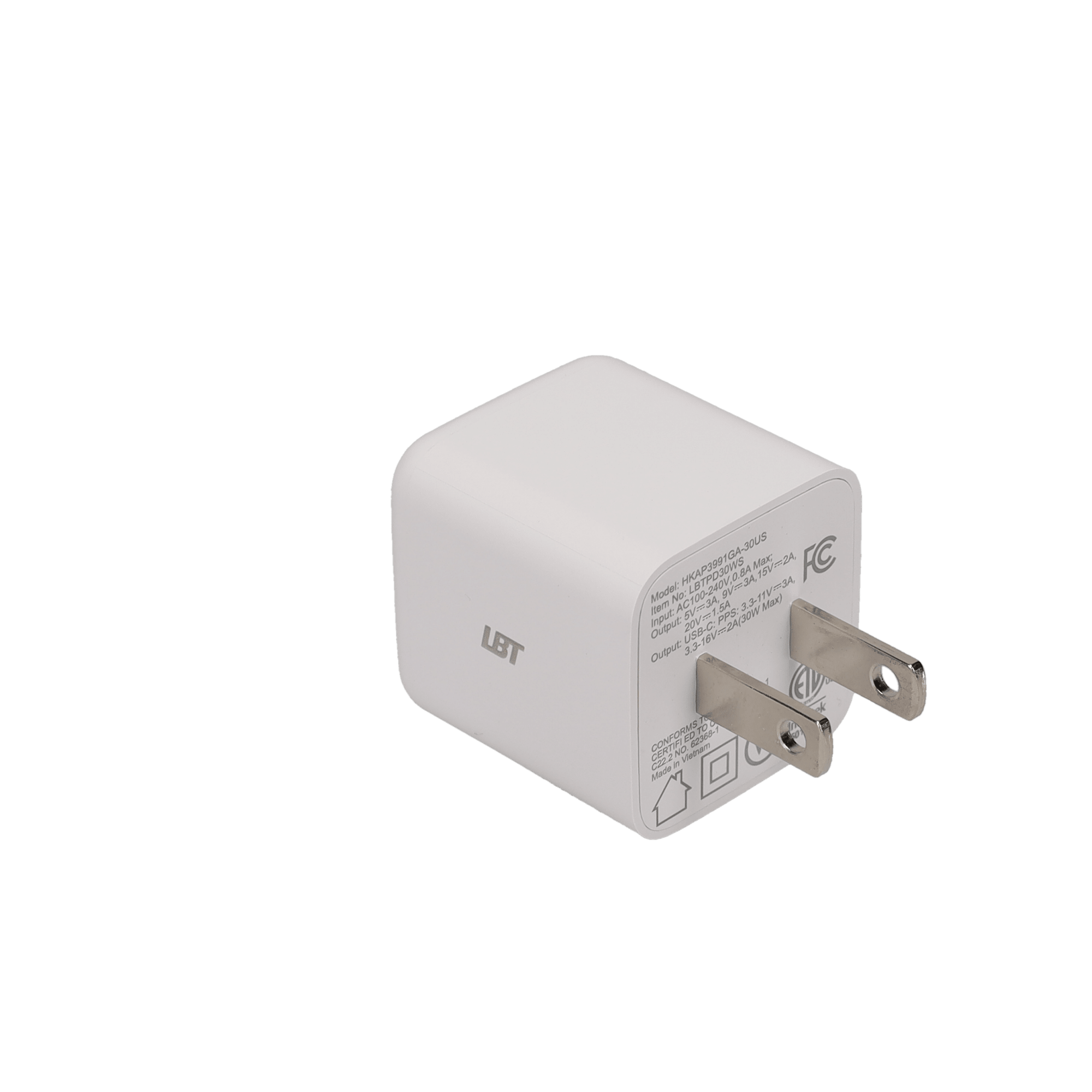 30W GaN PD Mini Wall Charger (GRS)