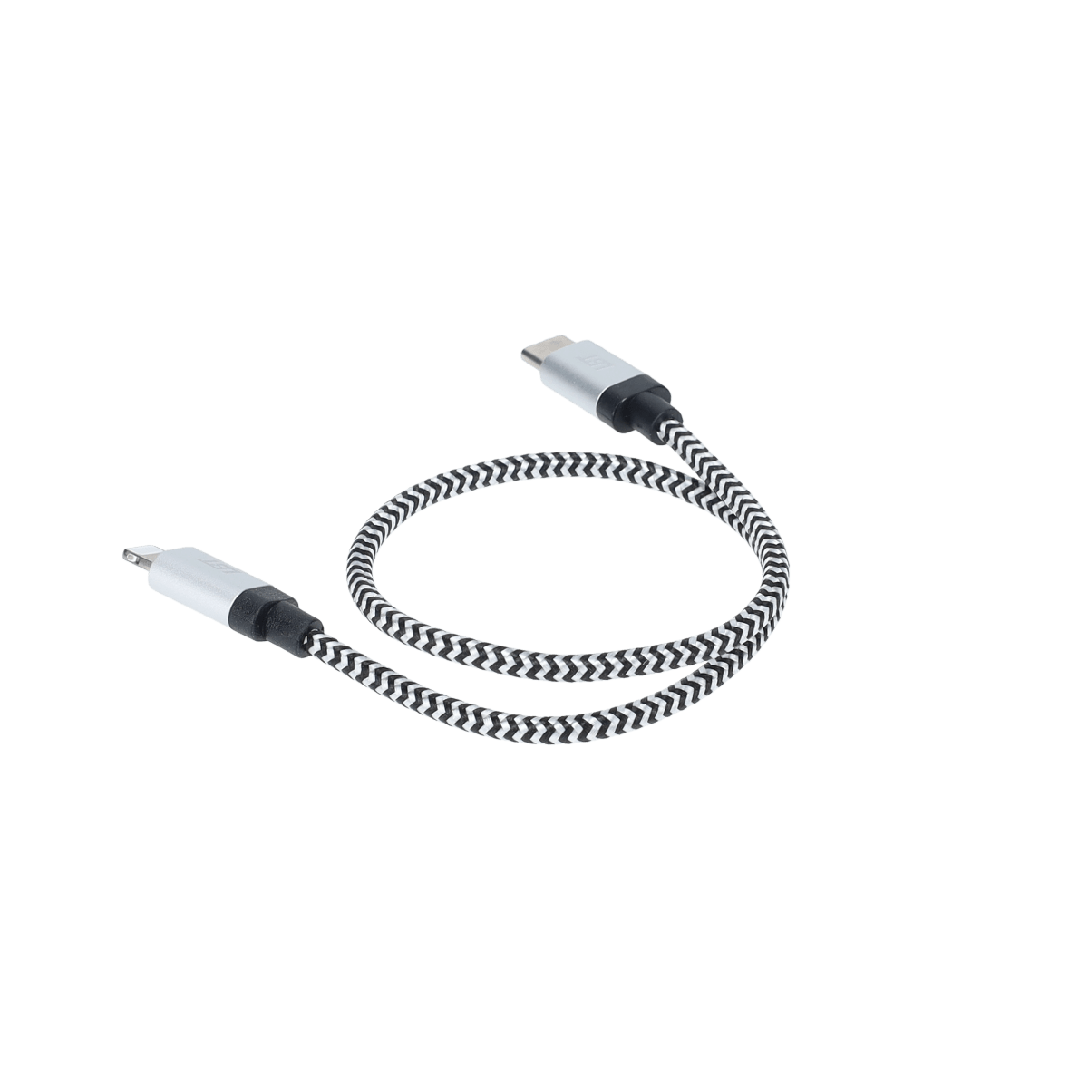 1 Ft. Braided Cable (USB-C to Lightning Cable)