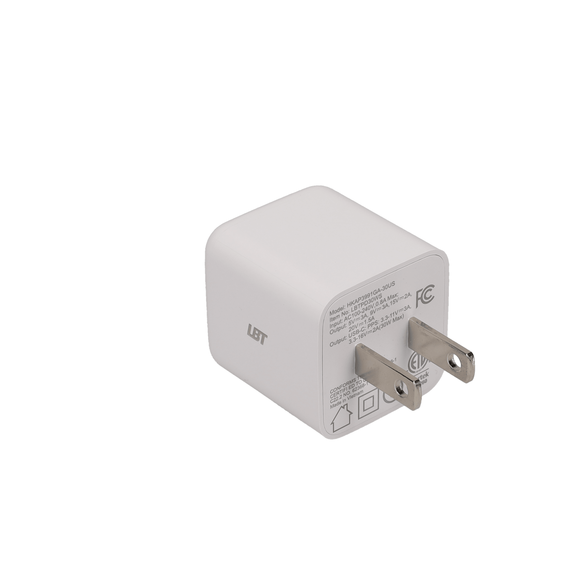 30W GaN PD Mini Wall Charger (GRS)