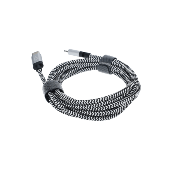 7 Ft. Braided Cable (USB-C to Lightning Cable)