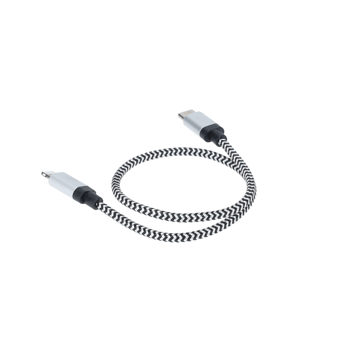 1 ft Braided Cable (USB-C to Lightning Cable)