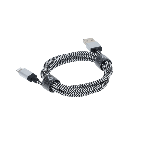 4 Ft. Braided Cable (USB-A to Lightning Cable)