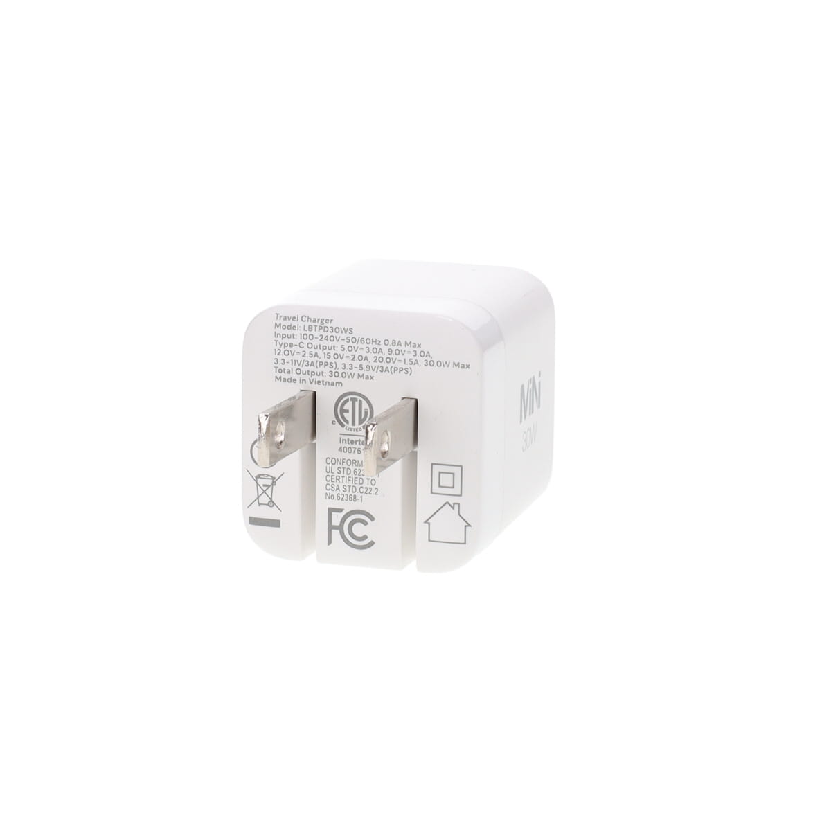 30W GaN PD Wall Charger (MiNi)