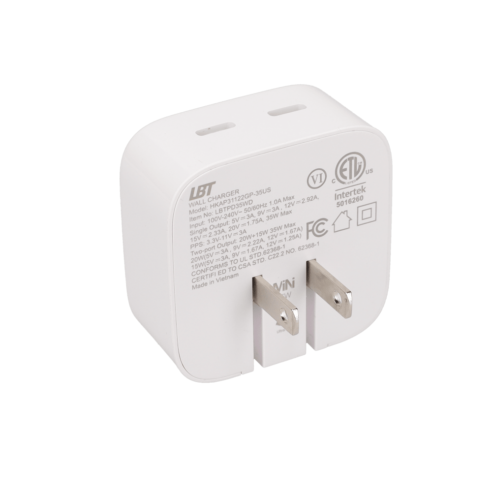 35W Dual-Port GaN PD Wall Charger (MiNi)