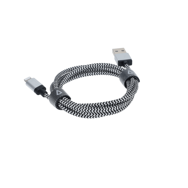 4 Ft. Braided Cable (USB-A to Lightning Cable)