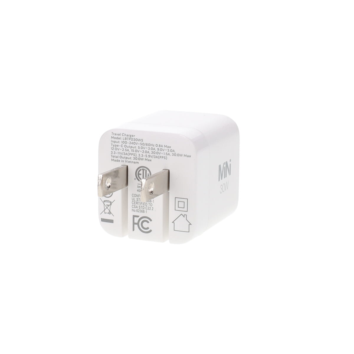 30W GaN PD Wall Charger (MiNi)