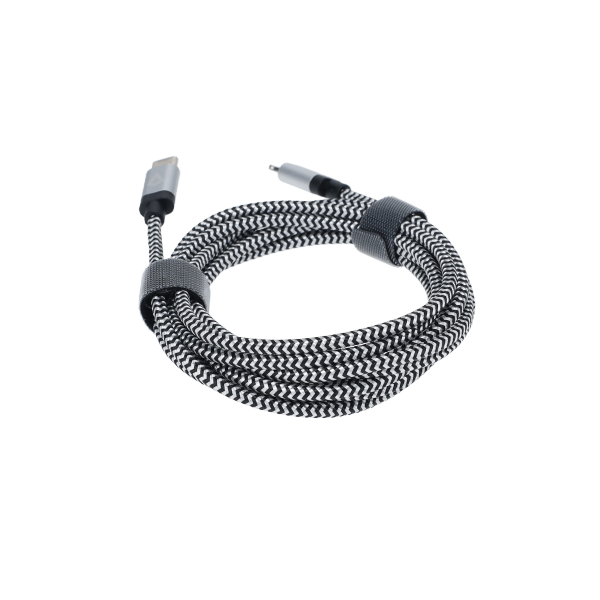 7 Ft. Braided Cable (USB-C to Lightning Cable)