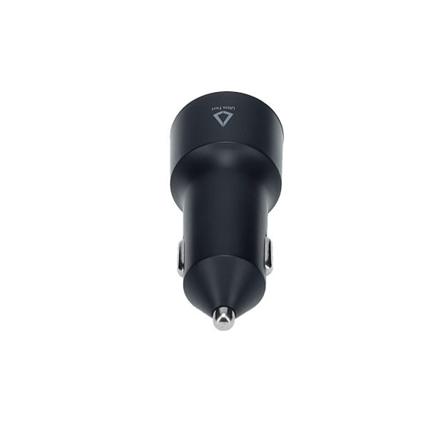 20W Dual Port Car Charger with 4ft Cable (USB-C to C)