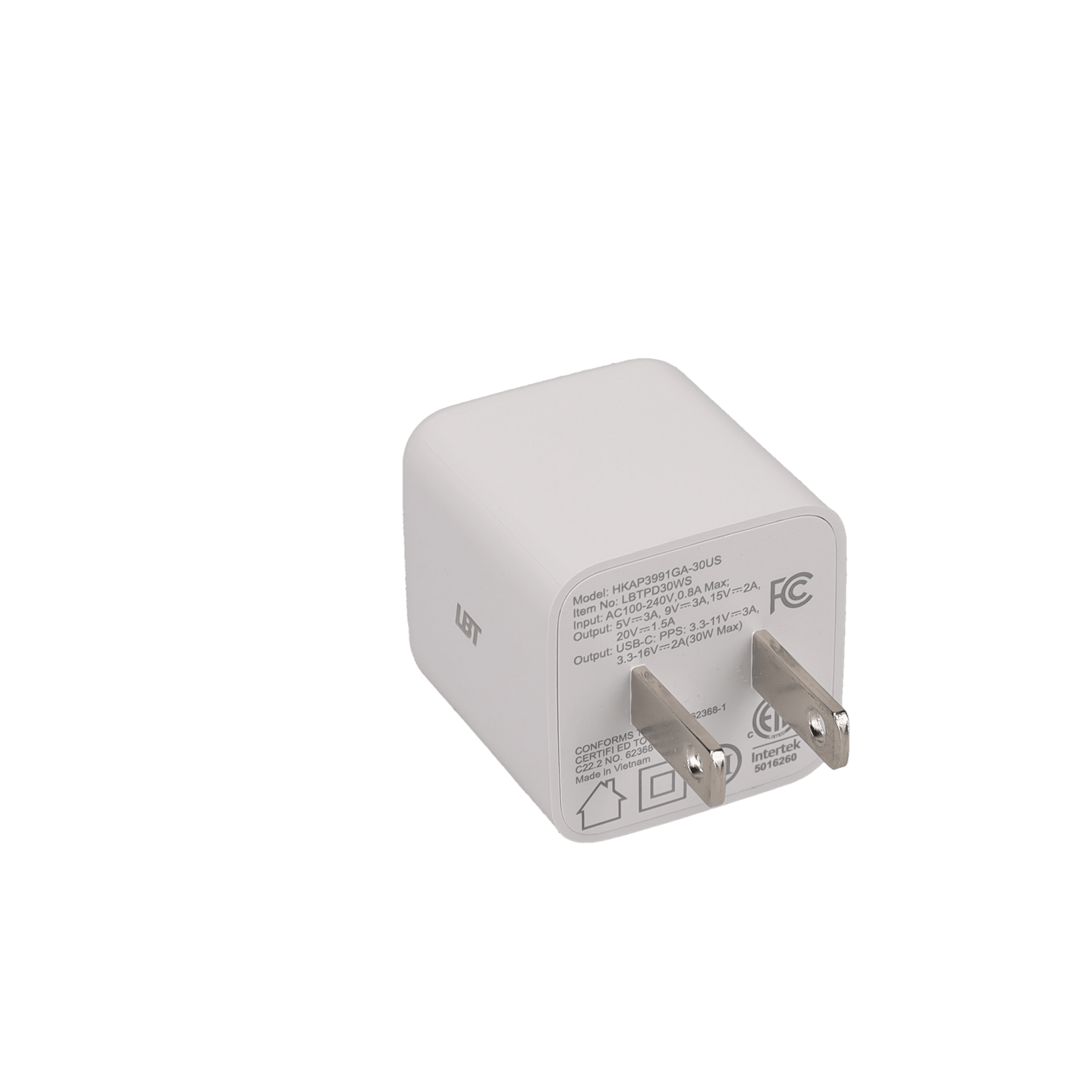 30W GaN PD Mini Wall Charger (GRS)