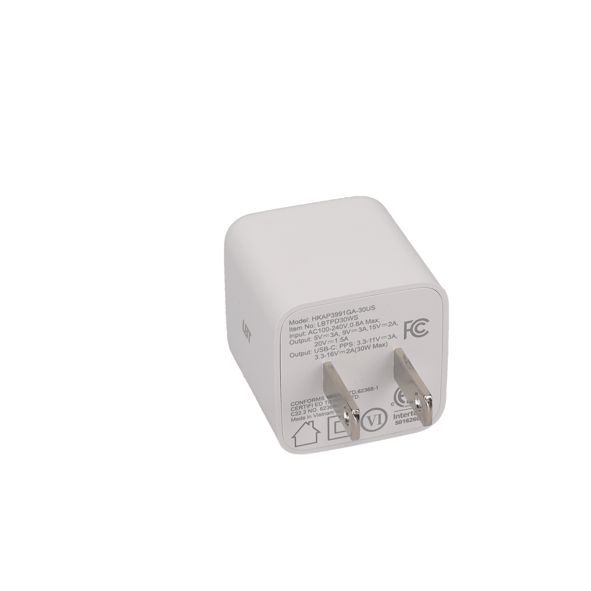30W GaN PD Mini Wall Charger (GRS)