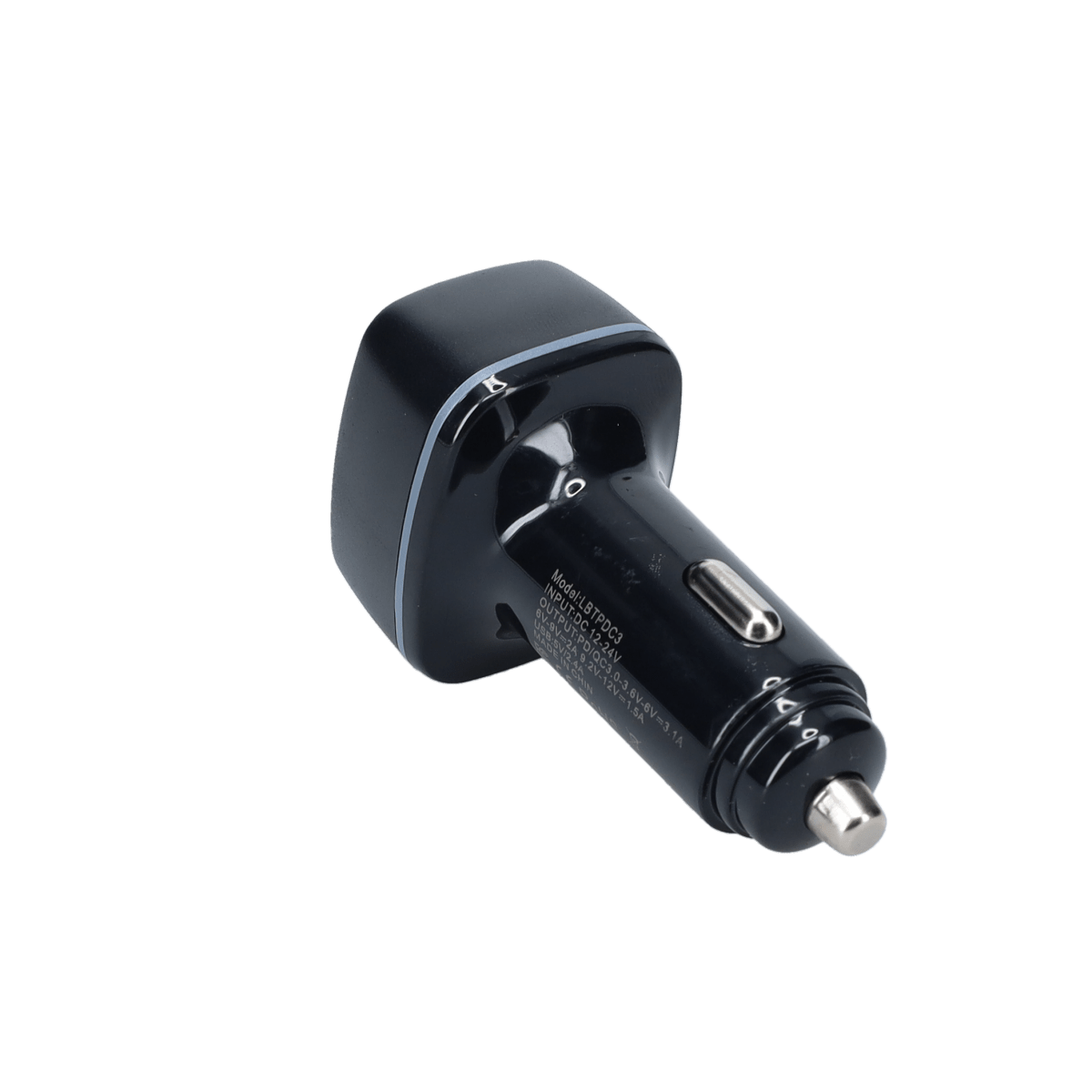 PD Car Charger with 2 extra USB-A ports (18W PD + 12W USB A)