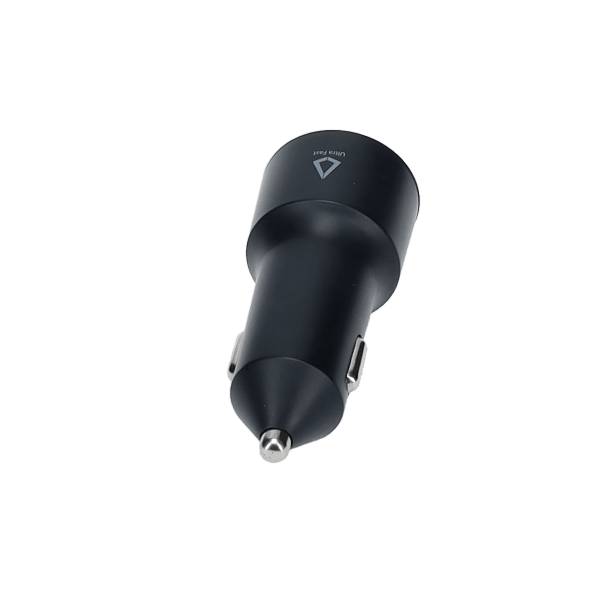 20W Dual Port Car Charger with 4ft Cable (USB-C to C)